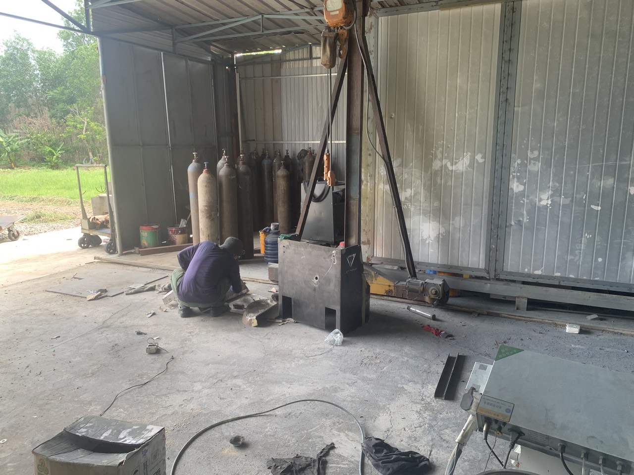 Grinding before coating
